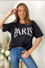 Load image into Gallery viewer, Paris Printed Casual Girls T-Shirts
