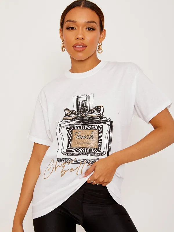 Perfume Graphic Printed T-Shirt