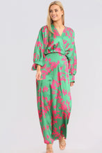 Load image into Gallery viewer, Wrap Front Long Sleeved Maxi Dress
