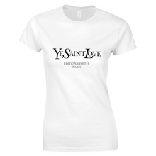 Cargar imagen en el visor de la galería, White Ye Saint Love Short Sleeve Printed T-shirt
